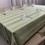 Toalha De Mesa - 6 Lugares - Retangular Jacquard 1,40x2,10m - Sianinha - Cor Verde
