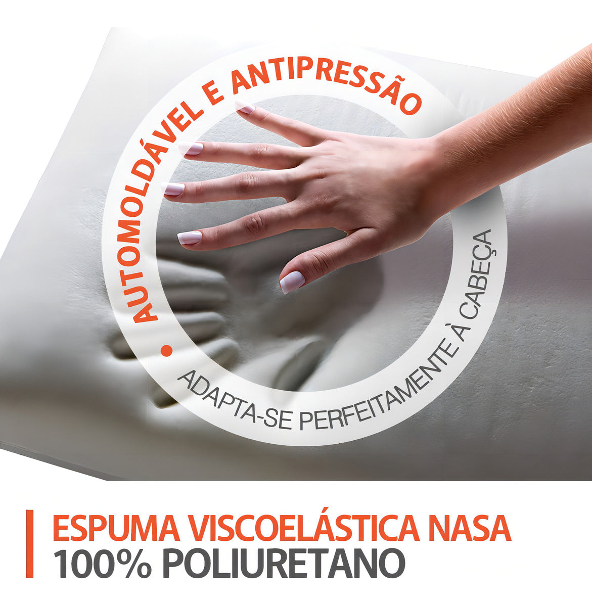 Travesseiro Kit Nasa X 2 un Duoflex Altura 10cm Para Fronha 45x65cm Antiácaro Capa Malha 100% algodão