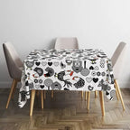 Toalha Mesa Termica Plastica Impermeavel Quadrada 4 Lugares Cor Estampadas Galinhas