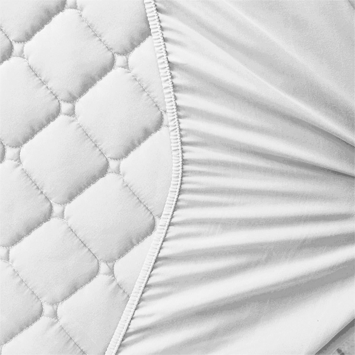 Capa Protetor Colchão Queen Impermeável Matelado Cores Cor Branco