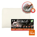 Travesseiro Kit Nasa X 2 un Duoflex Altura 10cm Para Fronha 45x65cm Antiácaro Capa Malha 100% algodão