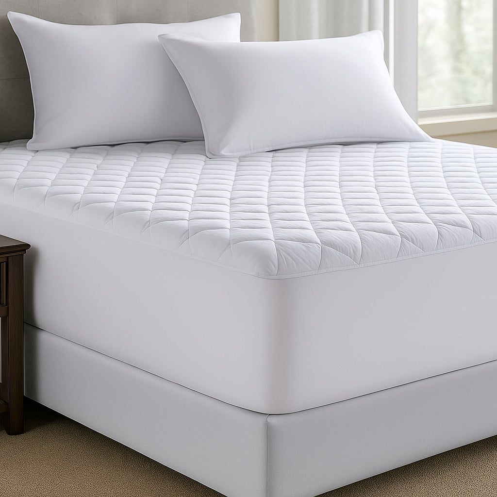 Capa pra colchão impermeavel Casa Laura Enxovais casal box matelado protetor branco doble