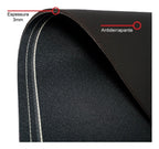 Tapete De Cozinha Kitchen Itens 3 Peças Antiderrapante Comprimento 120 cm Cor Preto Largura 34 cm