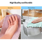 Panos De Cozinha 10 Unidades Felpa Sem Fiapos Panos