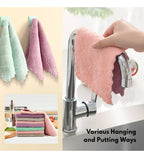 Panos De Cozinha 10 Unidades Felpa Sem Fiapos Panos