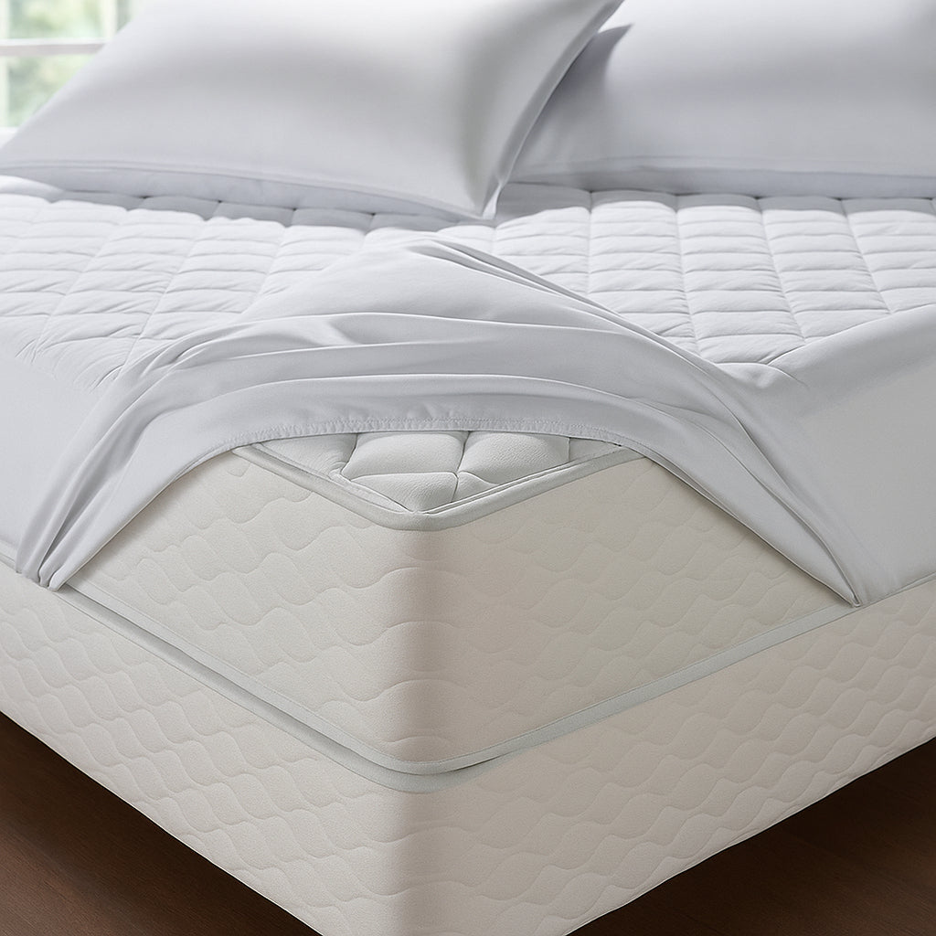 Capa pra colchão impermeavel Casa Laura Enxovais casal box matelado protetor branco doble