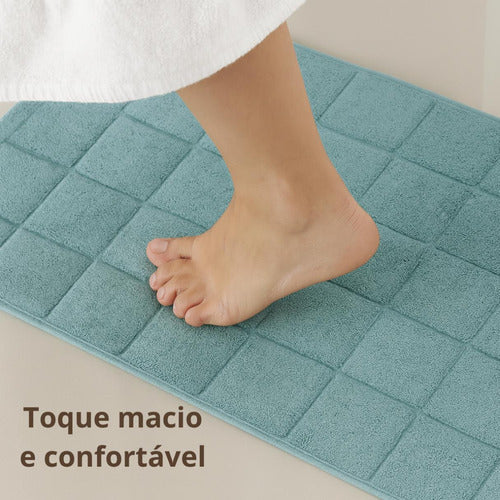 Tapete Piso 1000g/m² Banheiro Antiderrapante 50x75cm Premium
