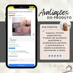 Kit Cobre Leito Queen 3 Peças Tecido Matelassê Completo Jogo