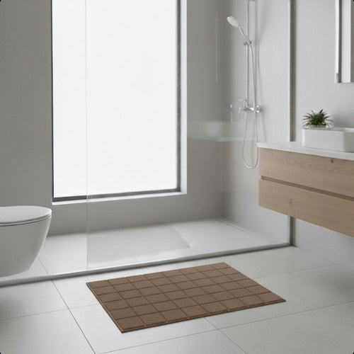 Tapete Piso 1000g/m² Banheiro Antiderrapante 50x75cm Premium