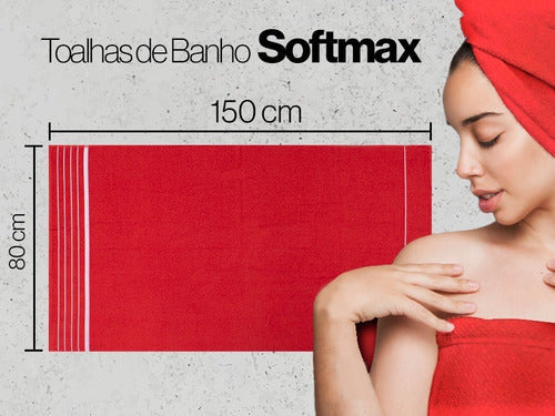 Kit 5 Toalhas De Banho - Gigante - Banhão 80 X 150 + Brinde