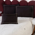 Kit Cobre Leito Queen 5 Peças Bordado Percal 400 Fios Luxo